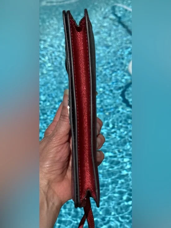 Coach Hayden  Crossbody Clutch in Ruby glitter NWOT - Picture 14 of 16